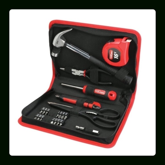 New Hyper Tough 27-Piece Kitchen Drawer Tool Kit with Storage Case, Model 42884 - Picture 1 of 9